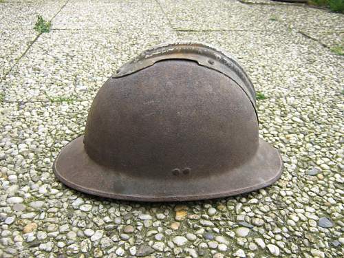 French Adrian M-26 Steel Helmet