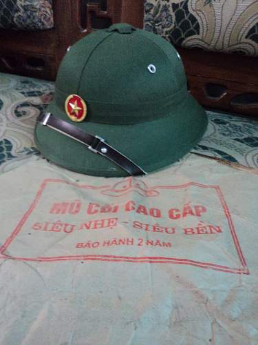 PAVN Pith Helmet - military or tourist?