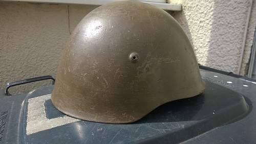 ....Spanish Civil War helmet ?? can someone please identify ...