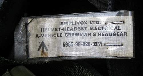 British A.F.V Crewman Helmet