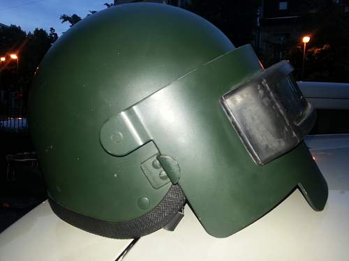 Titanium Assault helmet TIG PSH 77 Original,Swiss made not Russian clone