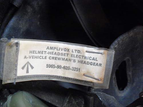 British A.F.V Crewman Helmet