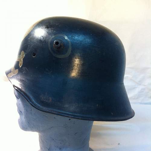 Interesting helmet I found... real?