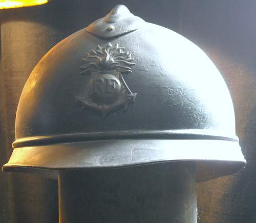 French colonial infantry M15 helmet