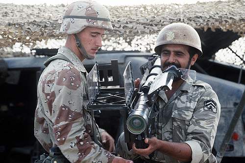 Iraqi issued British MKII Tank helmet?