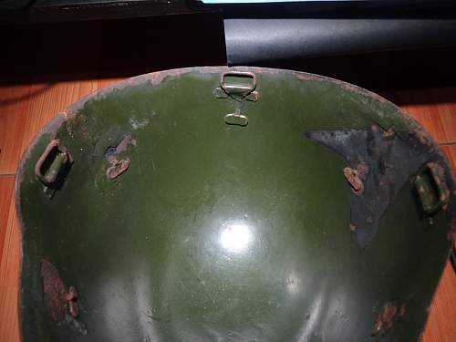 German steel helmet lookalike? Need help to identify the helmet