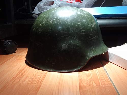 German steel helmet lookalike? Need help to identify the helmet