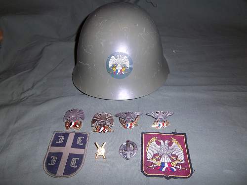 yugoslavian helmet M-59/85  and beret