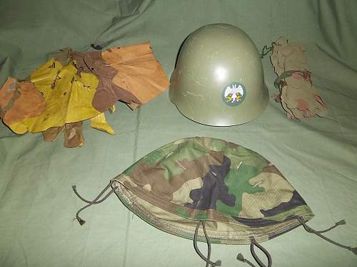 yugoslavian helmet M-59/85  and beret