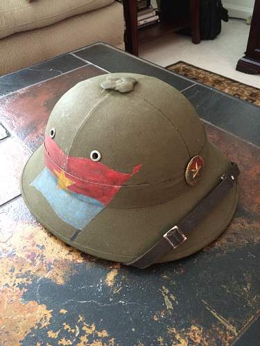 Authentic Viet Cong /NVA helmet?