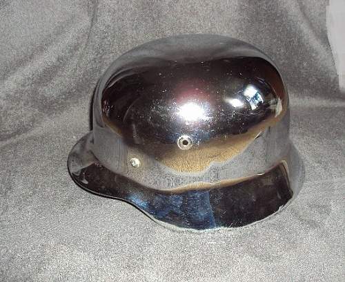 WEST GERMAN PARADE HELMET or BIKER HELMET ???