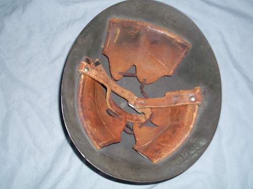 WWII Finnish Camo Helmet?