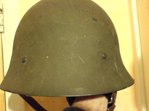 WWII Finnish Camo Helmet?