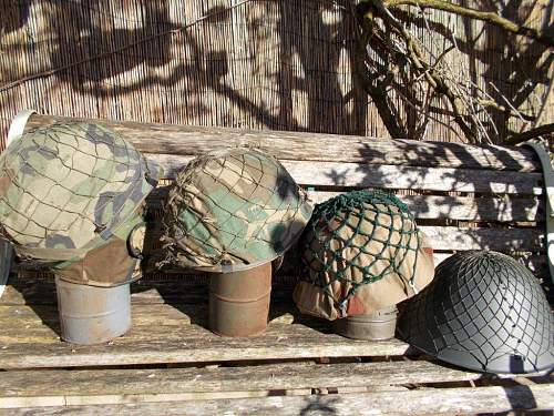 german helmet nets ,west and east