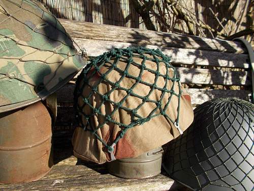 german helmet nets ,west and east