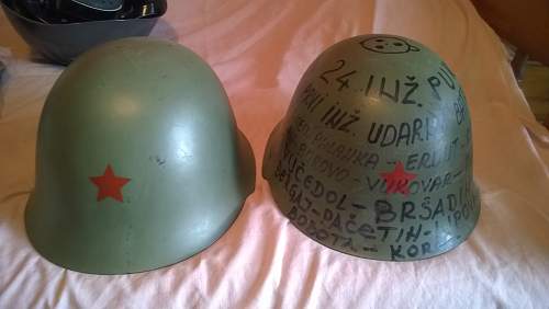 Serbian helmets