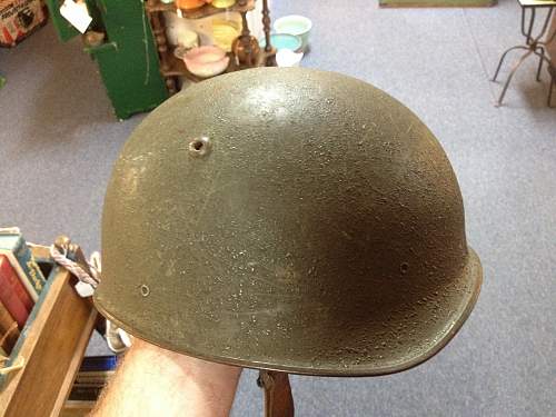 Unknown steel helmet