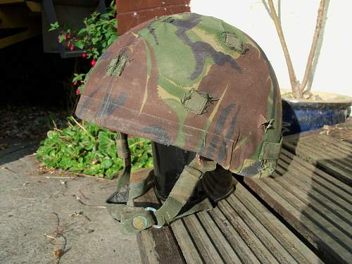 British Helmet Identification Falkland Islands War