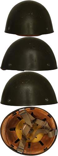Post War Italian M 42/60 Paratrooper helmet