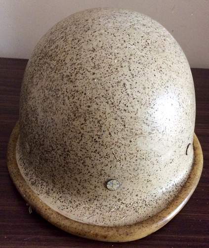 M90 Iraqi helmet unusual desert camouflage