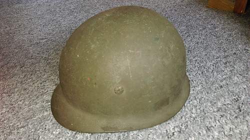 belgium m71 parachutist helmet