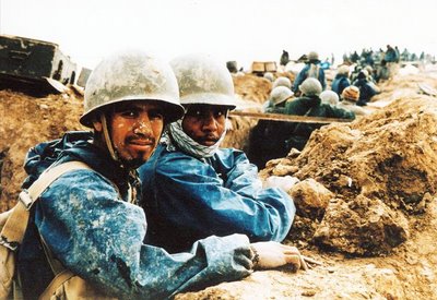 can you ID the helmets used by these Iranian soldiers?