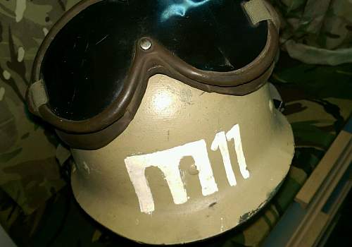 my Iraqi helmet