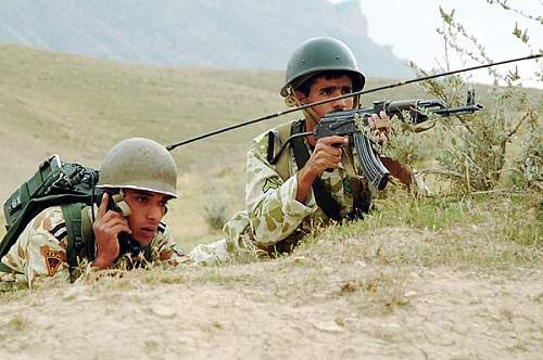 can you ID the helmets used by these Iranian soldiers?
