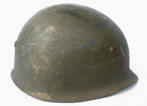 Belgian paratroopers helmet mfg by West Germany