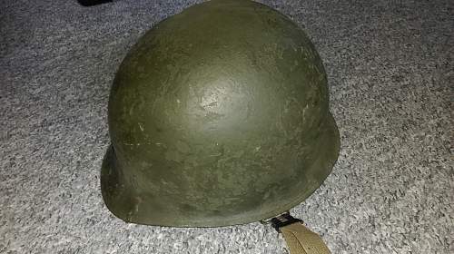 Chilean M1 helmet