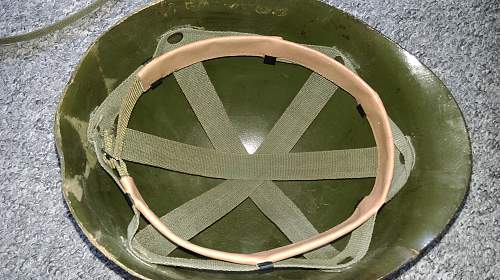 Chilean M1 helmet