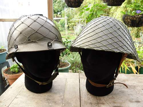 german helmet nets ,west and east