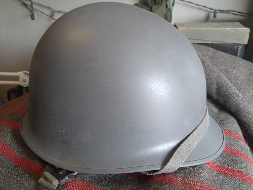 Danish Civilförsvaret M48 helmet (Danish M1 helmet version)