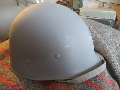 Danish Civilförsvaret M48 helmet (Danish M1 helmet version)
