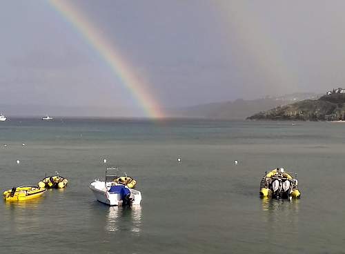 After the rain... comes the rainbow.