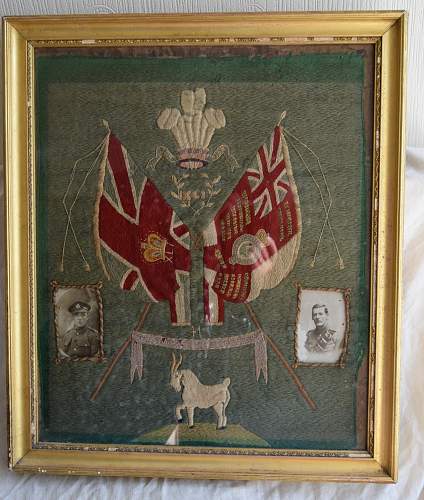 Boer Welsh Regiment Woolwork