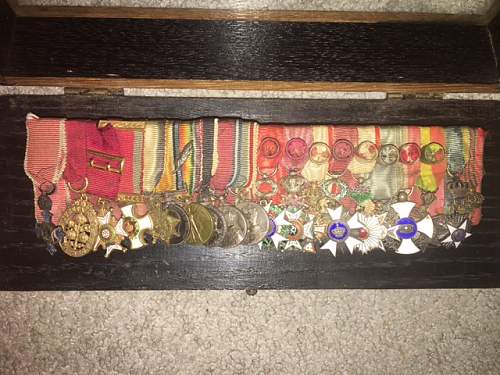 British Brigadier General Grouping!****** Estate Purchase Miniature Medals, sword, etc...