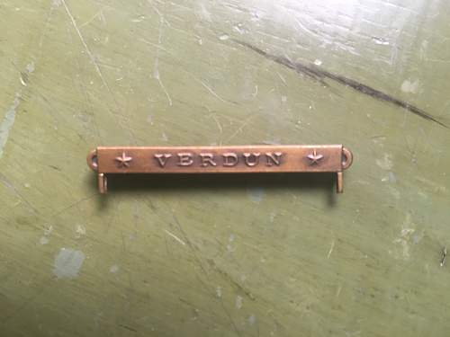 ww1 Verdun Victory Clasp Original??