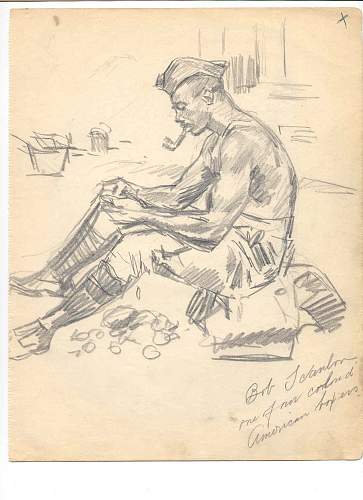 American artist in French Foreign Legion