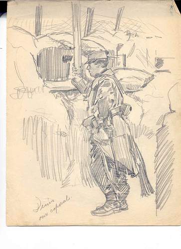 American artist in French Foreign Legion