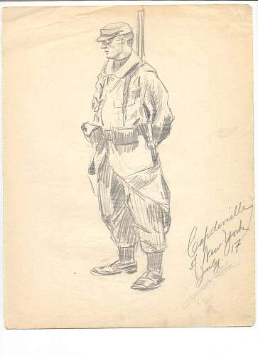 American artist in French Foreign Legion