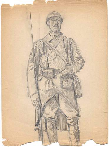 American artist in French Foreign Legion