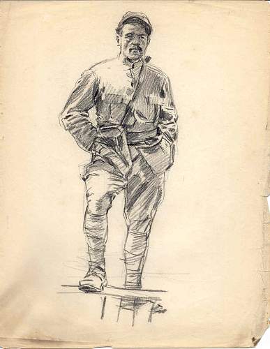 American artist in French Foreign Legion