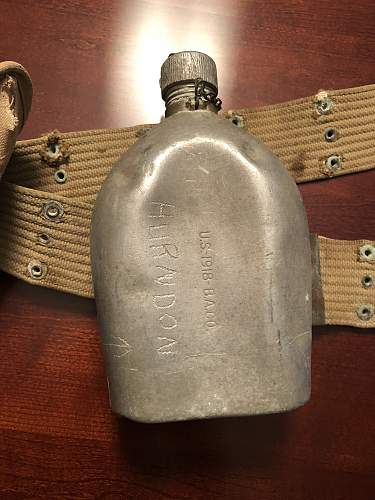 1918 US Canteen with Cover