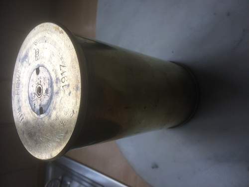 11 inch howitzer shell case ?
