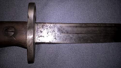 1907 Bayonet Marked To Scottish Rifles (Cameronians)