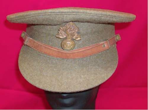WW1 Service Dress Cap Oil Liner Thoughts?