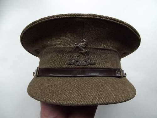 WW1 Service Dress Cap Oil Liner Thoughts?