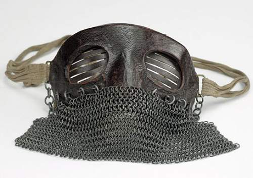 WW1 Tank Splinter Face Mask Opinions