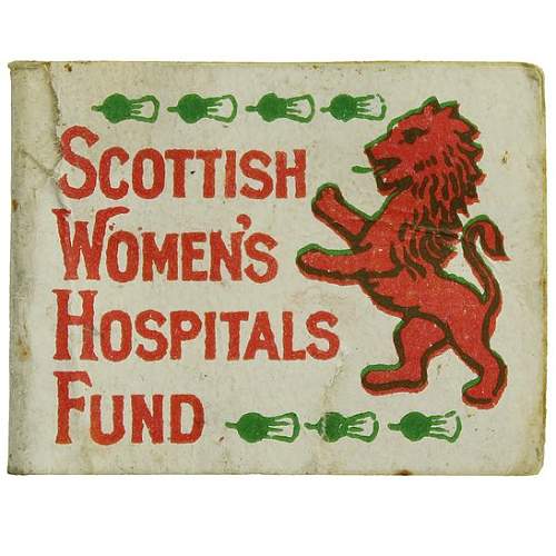 WW1 Scottish Charity and fundraising pins